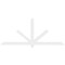 Ekena Millwork Kennewick Architectural Grade PVC Gable Bracket, 96"W x 40"H x 2"D x 4"F, 10/12 Pitch GBP096X40X0204KEN00 - alternate 4